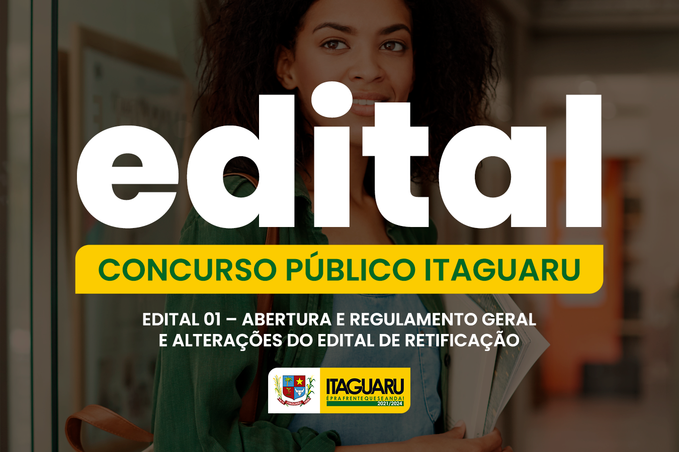 Edital de Concurso Público de Itaguaru.